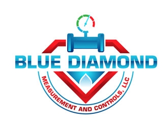 Blue Diamond Measurement and Controls, LLC logo design by DreamLogoDesign