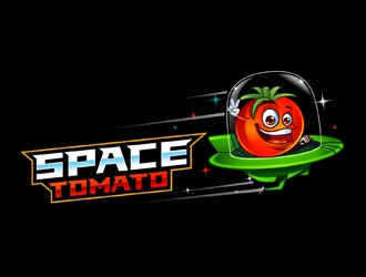 Space Tomato logo design by DreamLogoDesign