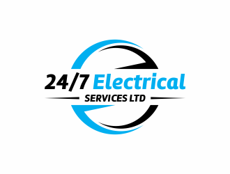 24/7 Electrical Services LTD logo design by haidar