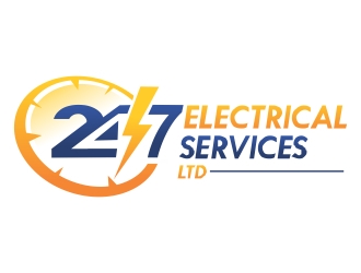 24/7 Electrical Services LTD logo design by ruki