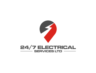 24/7 Electrical Services LTD logo design by R-art