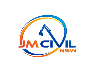 JM CIVIL NSW logo design by hidro