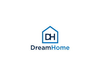 DreamHome  logo design by blessings