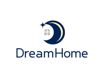 DreamHome  logo design by riezra