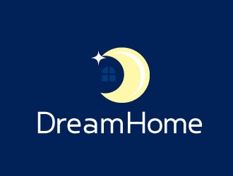 DreamHome  logo design by riezra