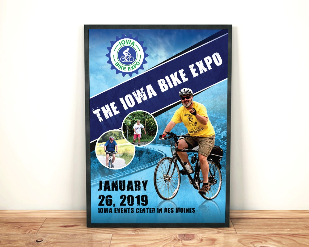 Iowa Bike Expo Logo logo design by Boomstudioz