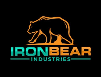 Iron Bear Industries logo design by Benok