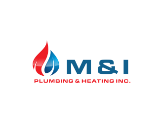 M & I PLUMBING & HEATING INC. logo design by kaylee