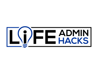 Life Admin Life Hacks logo design by IrvanB