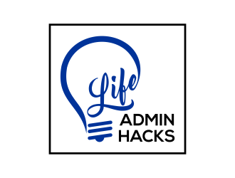 Life Admin Life Hacks logo design by IrvanB