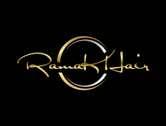 RamaKHair logo design by alby