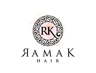 RamaKHair logo design by logolady