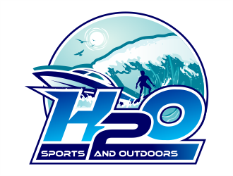 H2O Sports and Outdoors logo design by onamel