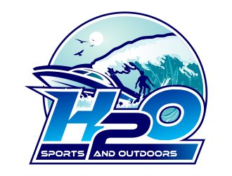 H2O Sports and Outdoors logo design by onamel