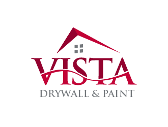 Vista Drywall & Paint logo design by Fajar Faqih Ainun Najib