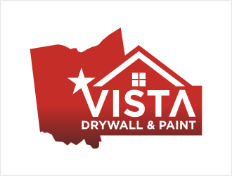 Vista Drywall & Paint logo design by bunda_shaquilla