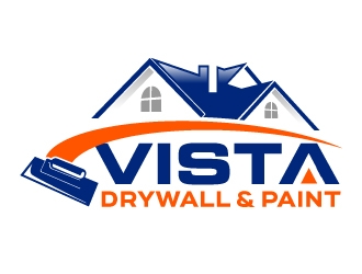 Vista Drywall & Paint logo design by jaize