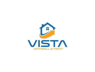 Vista Drywall & Paint logo design by imalaminb