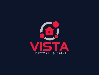Vista Drywall & Paint logo design by imalaminb