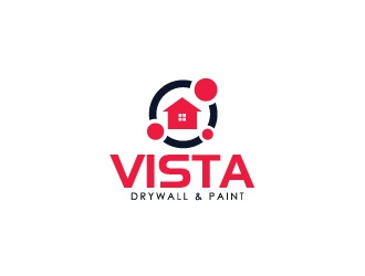 Vista Drywall & Paint logo design by imalaminb
