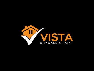 Vista Drywall & Paint logo design by imalaminb