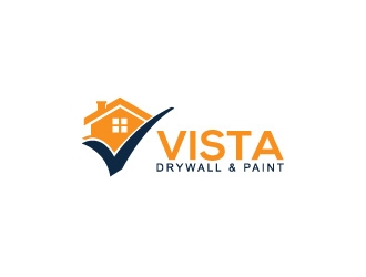 Vista Drywall & Paint logo design by imalaminb