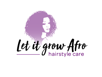 Let it grow afro  logo design by BeDesign