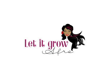 Let it grow afro  logo design by tec343
