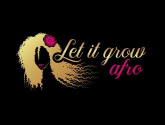 Let it grow afro  logo design by BeDesign