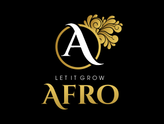 Let it grow afro  logo design by JessicaLopes