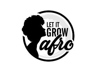 Let it grow afro  logo design by totoy07