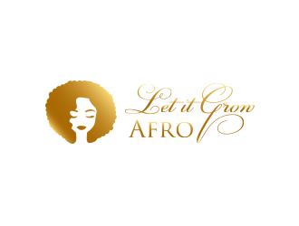 Let it grow afro  logo design by keylogo