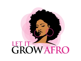 Let it grow afro  logo design by ruki