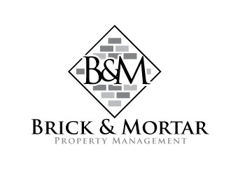 Brick & Mortar Property Management logo design by REDCROW