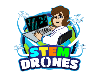 Stem Drones logo design by reight
