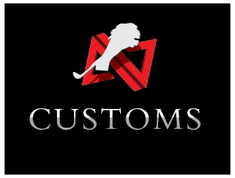 AB Customs logo design by MUSANG