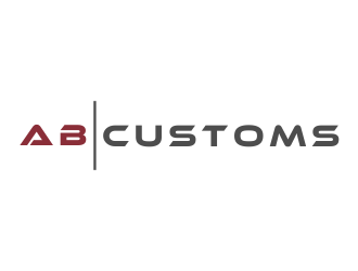AB Customs logo design by afra_art
