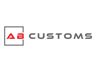 AB Customs logo design by afra_art