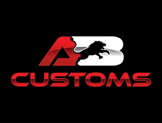 AB Customs logo design by MAXR