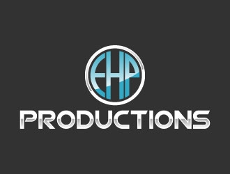 EHP Productions logo design by pixalrahul