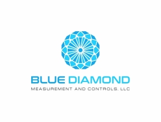 Blue Diamond Measurement and Controls, LLC logo design by Razzi
