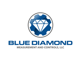Blue Diamond Measurement and Controls, LLC logo design by ingepro