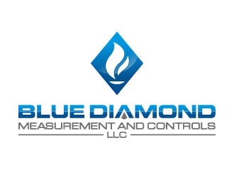 Blue Diamond Measurement and Controls, LLC logo design by ORPiXELSTUDIOS