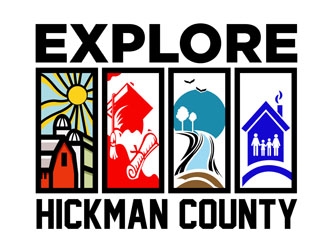 Explore Hickman County logo design by CreativeMania