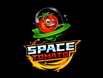 Space Tomato logo design by DreamLogoDesign