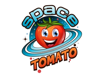 Space Tomato logo design by DreamLogoDesign