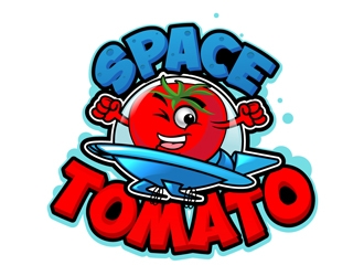 Space Tomato logo design by DreamLogoDesign
