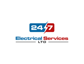 24/7 Electrical Services LTD logo design by ammad