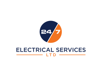 24/7 Electrical Services LTD logo design by ammad
