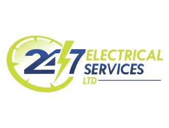 24/7 Electrical Services LTD logo design by ruki